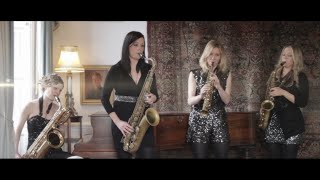 Moondance  Van Morrison for Saxophone Quartet Marici Saxes [upl. by Navada]