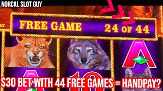 HIGH LIMIT BUFFALO LINK JACKPOT HAND PAY  Graton Casino  NorCal Slot Guy [upl. by Tracee]