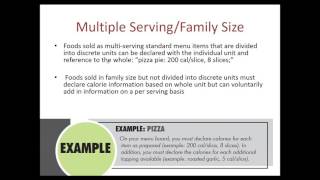 Menu Labeling Compliance amp Menu Nutrition Analysis  Genesis RampD [upl. by Stila642]