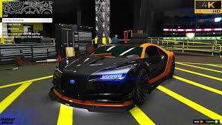 GTA 5 Nero Custom Bugatti Chiron Customization and Test Drive 4K [upl. by Rebhun262]