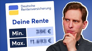 Die höchsteniedrigste Rente die du in Deutschland bekommen kannst [upl. by Areyk628]