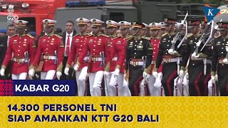 14300 Personel TNI Diterjunkan untuk Amankan KTT G20 Bali [upl. by Naashar]