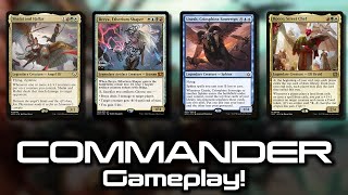 Shalai and Hallar vs Breya vs Unesh vs Rocco MTG Commander Gameplay  tribalkai [upl. by Asillim339]