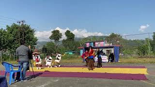 Sannani le jhukkayo malai  Magar Group Dance [upl. by Doykos972]