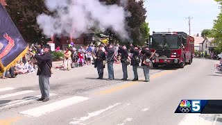 76th Annual Memorial Day Parade draws crowds to Vergennes [upl. by Asyl706]