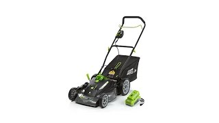 EARTHWISE 18quot Cordless Electric Lawn Mower [upl. by Riedel]