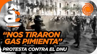 Cacerolazo e incidentes en Córdoba los manifestantes denunciaron represión [upl. by Nolek]