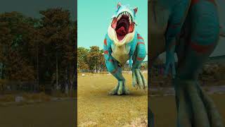 TRex Dinosaur Chase In Jurassic World [upl. by Iolande777]