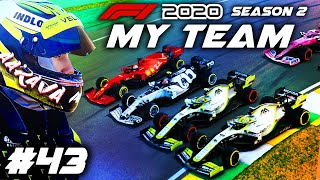 THE BEST STINT IVE EVER DONE ON THIS GAME  F1 2020 MY TEAM CAREER Part 43 [upl. by Adnima]