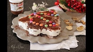 Albero pan di stelle con panna e nutella ricetta di natale [upl. by Hurd]