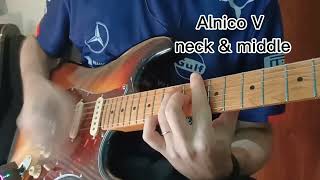 Stratocaster Jet js300 Ceramic vs Alnico V Fleor vintage [upl. by Jasen]