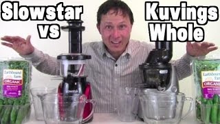 Kuvings Whole Slow Juicer vs Slowstar Comparison Review [upl. by Enialb]