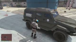 GTA V  Bolingbroke Penitentiary Shootout  Ten Stars Escape  RDE 404 Expanded [upl. by Alroy]