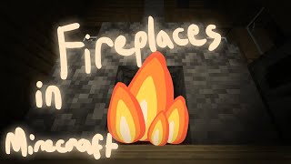 building fireplaces in minecraft [upl. by Anauqahs]