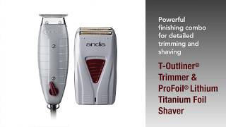 Andis Finishing Combo TOutliner amp Foil Shaver [upl. by Bolte]