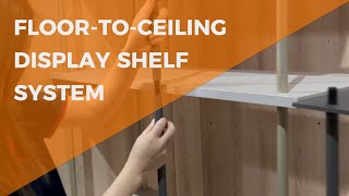 Ceiling amp Floor Mounted Shelving Systems for Interior Design [upl. by Ettezel]