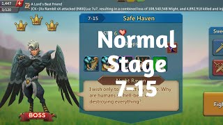 Lords mobile normal stage 715 f2pSafe Heaven normal stage 715 [upl. by Alroy]