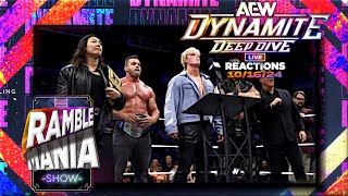 Dynamite Deep Dive Live 101624 AEW Dynamite Live Reactions [upl. by Morse]