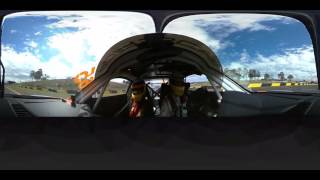 A 360 degree ride in the 360fly Porsche Racecar during a hot lap [upl. by Drake]