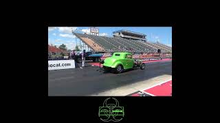 Gasser Pontiac vs pontiac powered coupe pontiac dragracing [upl. by Zoara9]