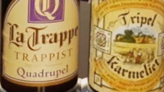 Бельгийское пиво Tripel Karmeliet и La Trappe Quadrupel Netherlands [upl. by Alletnahs]