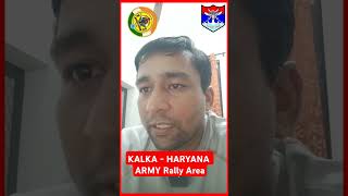 TA Rally  HARYANA KALKA Area Army Rally shorts [upl. by Fotinas668]