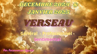 VERSEAU ♒️ DECEMBRE 2024amp JANVIER 2025🔮GENERAL  SENTIMENTAL🎀 [upl. by Eittocs553]