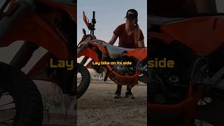 Oil change for KTM 350 EXCF [upl. by Crosley663]