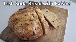 Irish Soda Bread with Raisins  How to make Irish Soda Bread  No yeast Bread [upl. by Bianka]