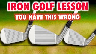 How Should Your Irons Sit On The Ground  Golf Lesson [upl. by Vlad]