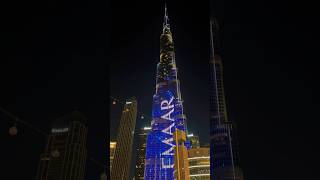 Burj Khalifa at night  Water show [upl. by Eelhsa478]