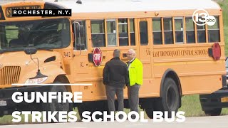 School bus carrying students hit by apparent gunfire in Irondequoit [upl. by Akira442]