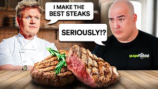 Guga Savagely Critiques Gordon Ramsays Steaks [upl. by Samanthia]