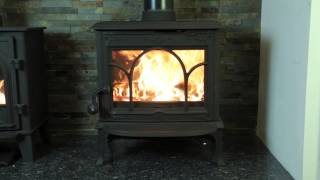 Jotul F100 75kW wood burning amp mutifuel stoves [upl. by Elly]