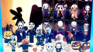 2024 Halloween ADVENT CALENDAR 24Day Countdown TOY FIGURES Review Reveal [upl. by Catlaina]