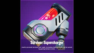 Using 17 Survivor Superchargers Fortnite Save The World [upl. by Elazaro910]