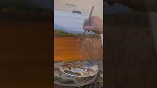 clip Painting dry grass with a fan brush 🎨🍂 paintingtips tipsandtricks tutorials fallvibes [upl. by Casilde531]