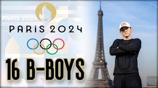 Meet the 16 BBoys Battling for Olympic Gold at Paris 2024 🥇 [upl. by Ahsatin]