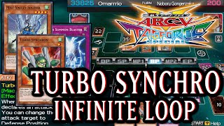 Turbo Synchro Infinte Loop Burn OTK  YuGiOh ArcV Tag Force Special 150 [upl. by Sosna]