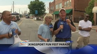 Kingsport’s Fun Fest kicks off with an evening parade [upl. by Esilrahc]