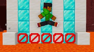 Minecraft IMPOSSIBLE Parkour Trick 🤐 [upl. by Tingey]