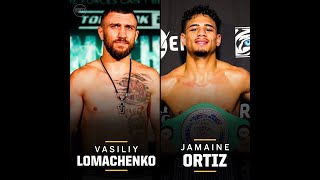 VASILIY LOMACHENKO VS JAMAINE ORTIZ FULL FIGHT [upl. by Oiramaj]