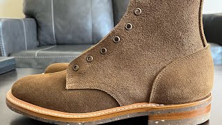 New pair of Truman boots Dark coyote rough out leather [upl. by Bordy]