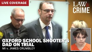 WATCH LIVE Oxford School Shooter’s Dad on Trial  MI v James Crumbley  Day One [upl. by Scrivings]