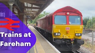 Trains at Fareham 20072024 [upl. by Netnerb]