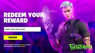 REDEEM THE FREE SKIN CODES in Fortnite New Free Reward Codes [upl. by Adnilram]