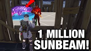 Scammer Loses 1 million sunbeam With NEW SCAM 🤯😳 Scammer Get Scammed Fortnite [upl. by Ynna165]