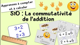 Addition  la commutativité  Calcul rapide CP  Mathématiques CP [upl. by Amihc372]