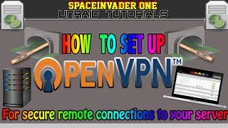 How to setup an openvpn server on unRAID Please see new guide link in description [upl. by Lyrem]