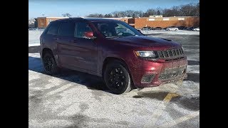 2018 Jeep Grand Cherokee Trackhawk Test Drive  707HP On Icy Roads Doesnt Mix [upl. by Ainahpets514]